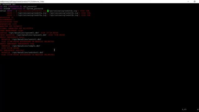 Manual creation of Oracle database смотреть онлайн
