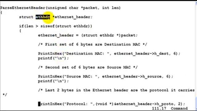 Ethernet Packet Sniffer Programming смотреть онлайн