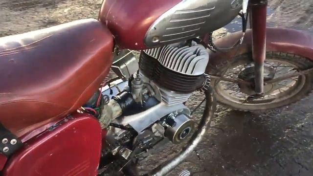 Двигатель Ява (Jawa) 350/360 тест 19.03.2019 после ремонта (г. Касимов, Рязанская обл) смотреть онлайн