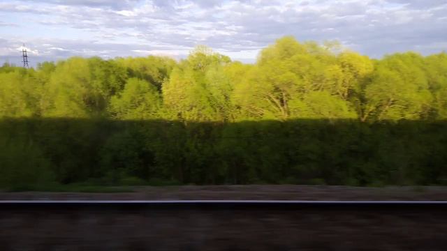 Вид из окна Поезда Адлер - Москва смотреть онлайн