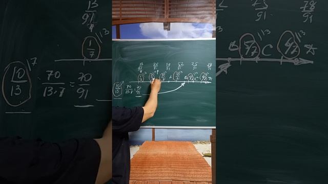 7 задание в ОГЭ. Определение положения дроби на числовой прямой смотреть онлайн