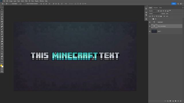 Minecraft Legends 3D Text Effect in Adobe Illustrator смотреть онлайн