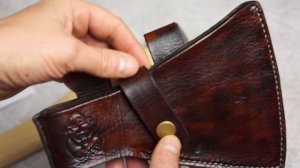Чехол из кожи для топора своими руками. Leather Case for Ax