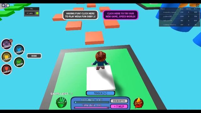Roblox MEGA FUN OBBY inf jump? смотреть онлайн