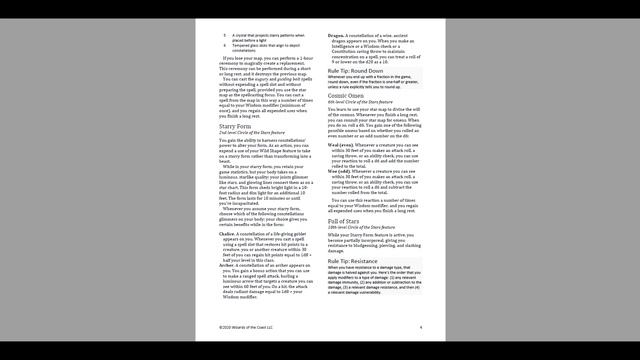 Circle of Stars Druid: D&D 5e Unearthed Arcana смотреть онлайн