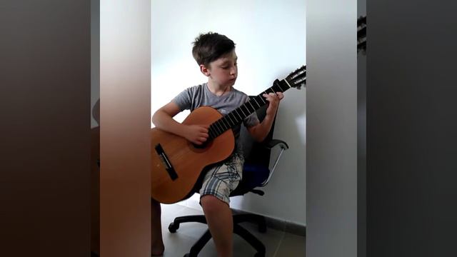 Песня One of us на гитаре !!! смотреть онлайн