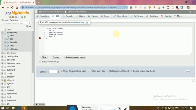 how to create table in sql or mysql and how to delete or drop table from database in sql or mysql смотреть онлайн