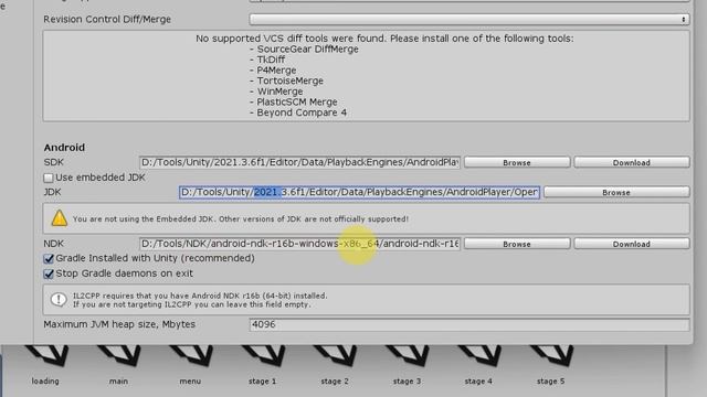 Unity Android Build Platform SDK, JDK, NDK смотреть онлайн