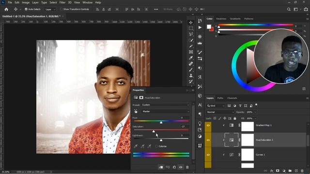 How To Design A Birthday Flyer Using Photoshop | Tricks On Color Grading & Blending