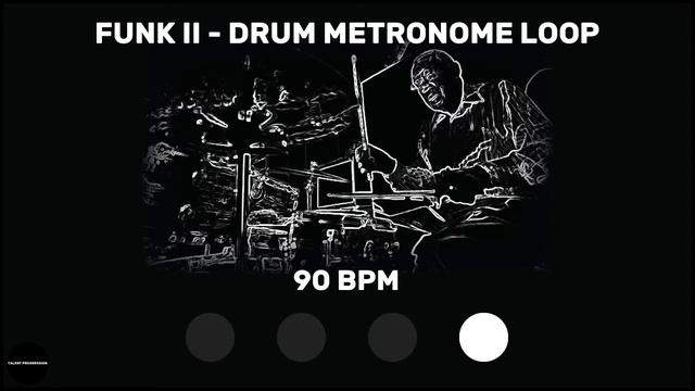 Funk II | Drum Metronome Loop | 90 BPM смотреть онлайн