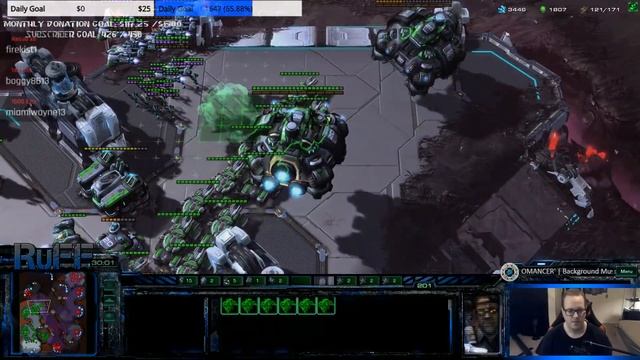 StarCraft 2 (RuFF Highlight): Ghost Tank Macro
