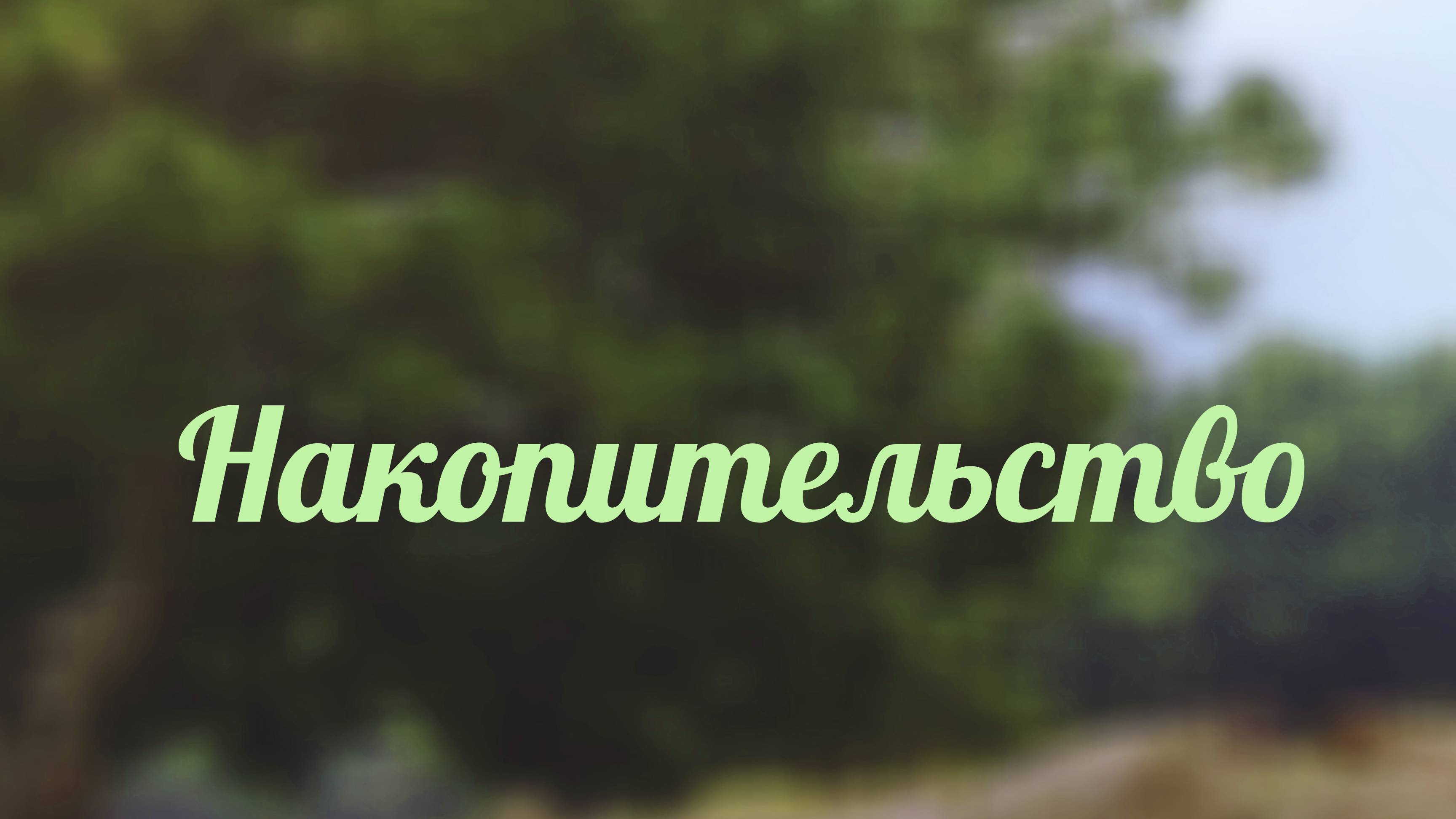 BS217 Rus 13. Накопительство и современность