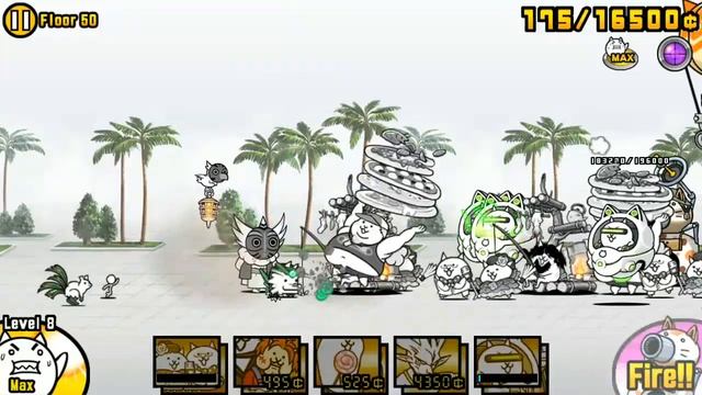 Floor 50 without Sniper the Heavy unit & no boost (Heavenly Tower) - The Battle Cats смотреть онлайн