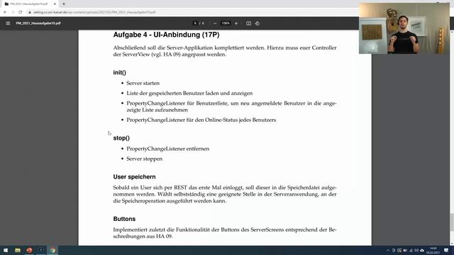 WT20/21 Programming and Modelling Exercise 10 MiniChat Server смотреть онлайн