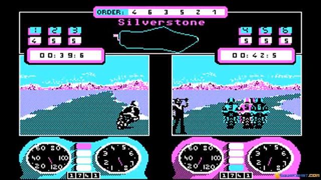 SuperBike Challenge gameplay (PC Game, 1987) смотреть онлайн