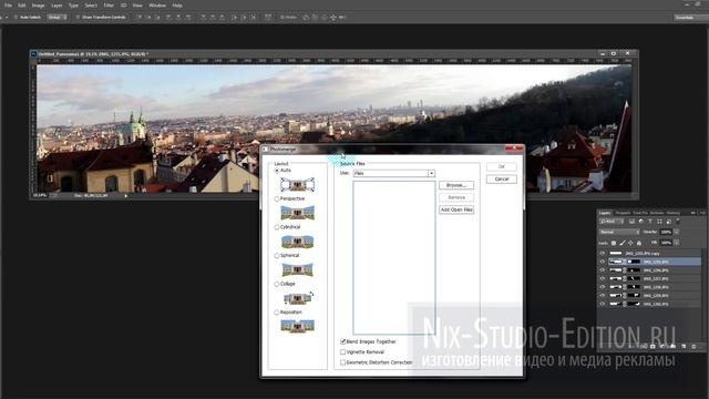 Быстрое создание панорамы в Photoshop [How to create panorama photo] смотреть онлайн
