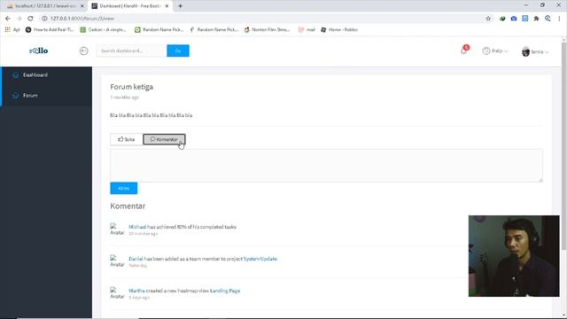 Laravel CRUD + Bootstrap | Membuat Komentar di Forum diskusi (1), Part 38 смотреть онлайн