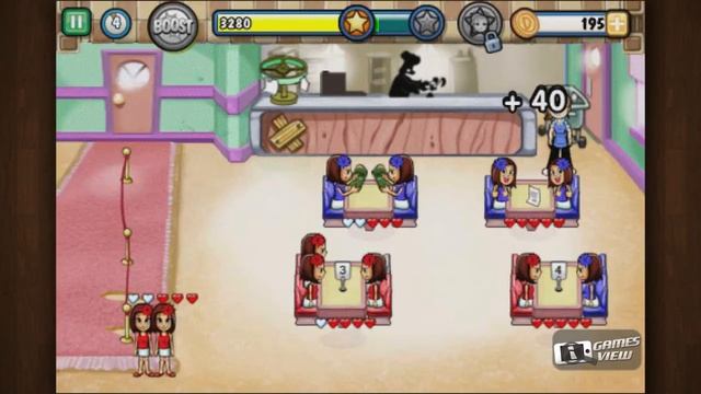 Diner Dash Full - iPhone Game смотреть онлайн