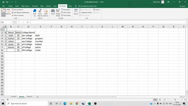 How To Find Last Row In VBA excel Hindi | смотреть онлайн
