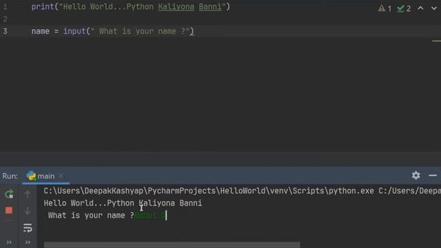 Receiving Input | Python Crash Course For Beginners | Kaliyona | In Kannada | Learn Python Quickly смотреть онлайн