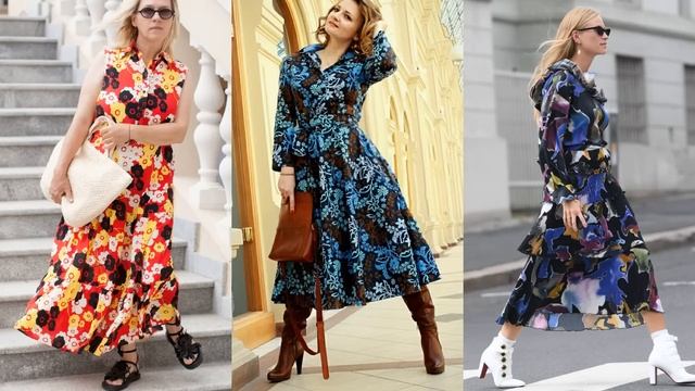 ?МОДНЫЕ ПЛАТЬЯ С ЦВЕТОЧНЫМ ПРИНТОМ НА ВЕСЕННЕ-ЛЕТНИЙ СЕЗОН 2023-2024? смотреть онлайн