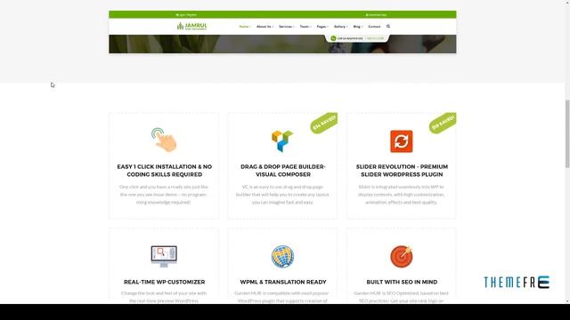 Jamrul - Landscaping WordPress Theme Merrick Scotty смотреть онлайн
