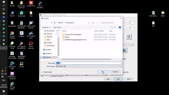 How to scan as Editable text | scan to OCR files using HP all-in-one Printers смотреть онлайн