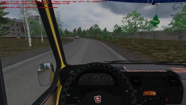 Omsi 2.Карта Суздаль,маршрут 2 (Кольцевой).Маршрутка БАЗ 2215 (Дельфин) смотреть онлайн