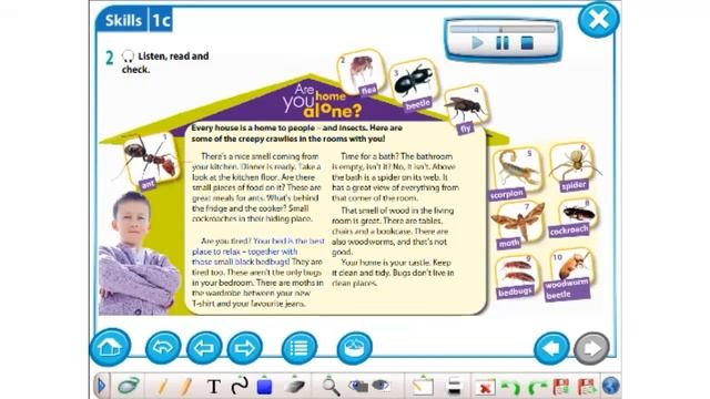 Excel 5 M 1 ex 2 p 14 mp4 Are you home alone Reading смотреть онлайн