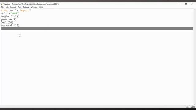 How to make heart in python using turtle ? смотреть онлайн