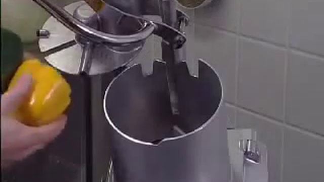 Нарезка перца ломтиками 2 мм_RG HALLDE_Pepper slicer 2 mm_ROVABO смотреть онлайн