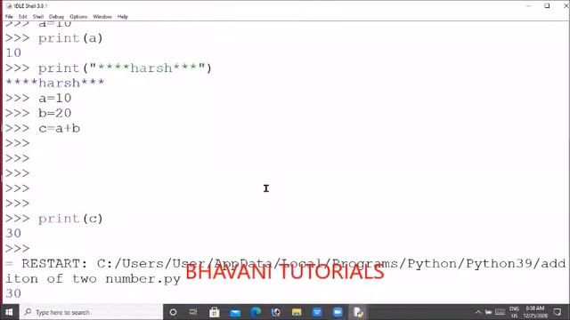 PYTHON PROGRAMMING IN TELUGU || FIRST PROGRAM IN PYTHON смотреть онлайн