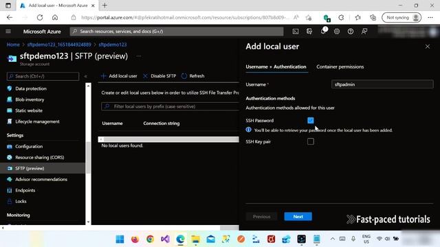 SFTP on Azure смотреть онлайн