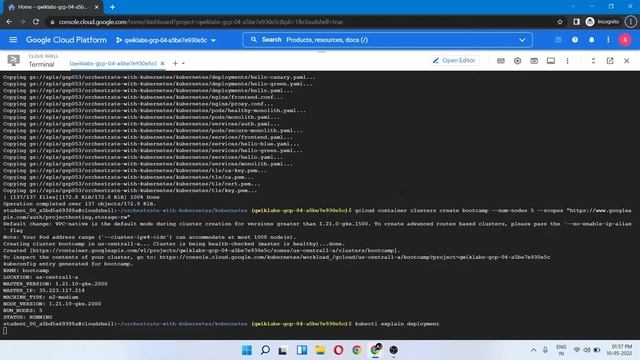 [NEW] - Managing Deployments Using Kubernetes Engine - [GSP053] смотреть онлайн
