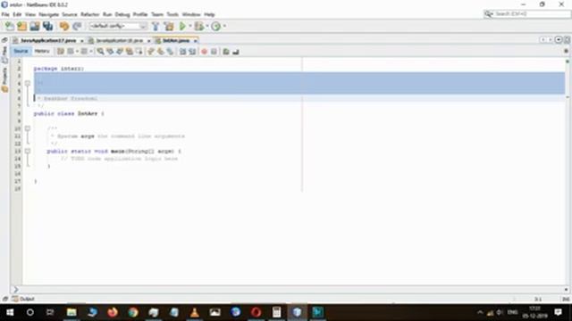 run java program for initialization of int array and display it for beginners смотреть онлайн
