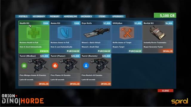 ORION:Dino Horde Walkthrough Part 1 смотреть онлайн