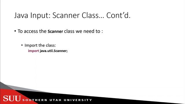 Java: Getting User's Input смотреть онлайн
