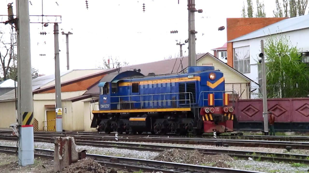 Тепловоз ТЭМ2-2757 смотреть онлайн