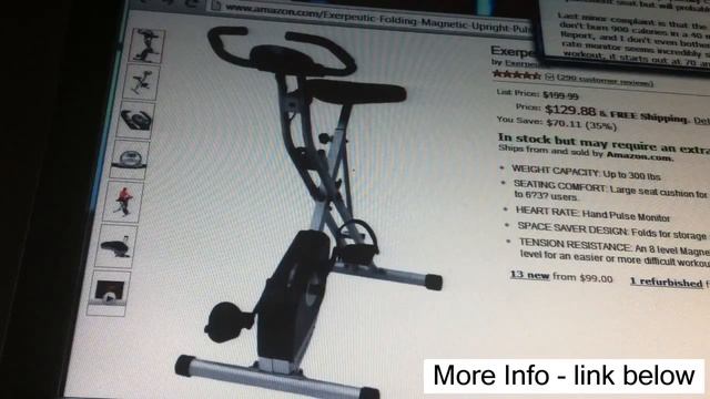 Exerpeutic Folding Upright Bike Top 3 Comparison