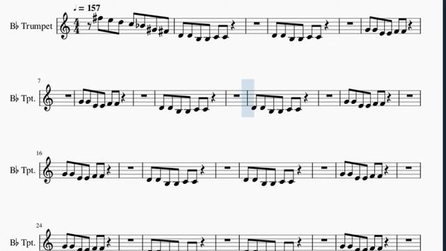 Trumpet Sheet Music: How To Play Underground Theme (Super Mario 3D World) By Mahito Yokota