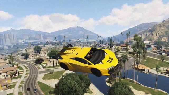 GTA 5 ZENTORNO STUNT MONTAGE (GTA V Stunts) смотреть онлайн