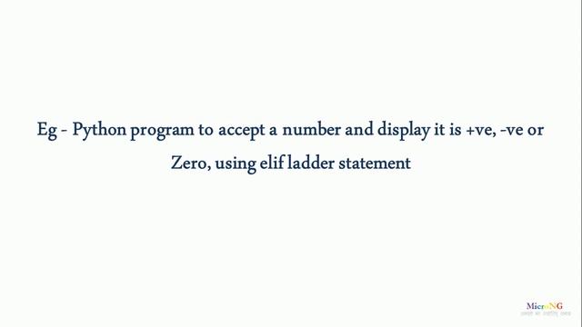 Python - elif ladder смотреть онлайн
