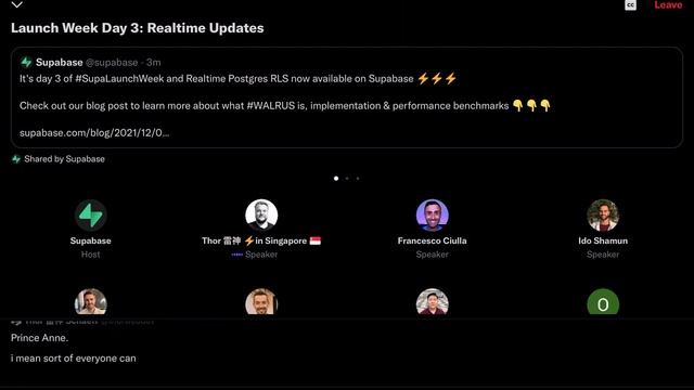 Supabase Launch Week III: Realtime Updates (Wednesday) смотреть онлайн
