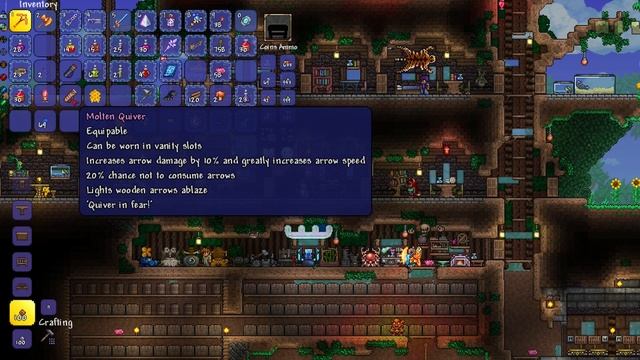 Terraria 1.4 Journey's End - STALKER'S QUIVER, MOLTEN QUIVER - New Ranger Accessories Upgrades! смотреть онлайн