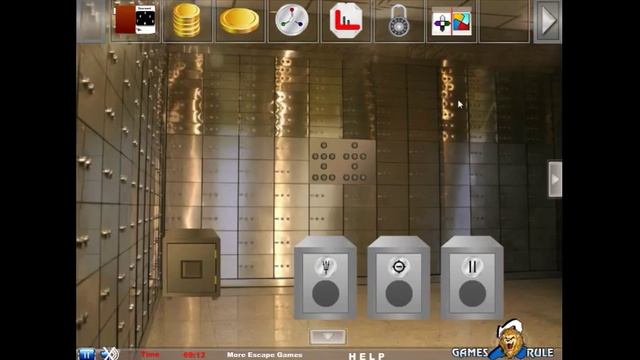 Bank Vault Trapped Escape walkthrough Games2Rule. смотреть онлайн