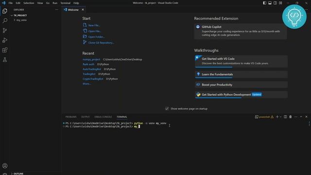 How to Install Tkinter in Visual Studio Code - (Windows 10/11) смотреть онлайн