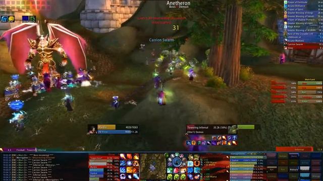 TBC Raid - Mount Hyjal - Anetheron смотреть онлайн