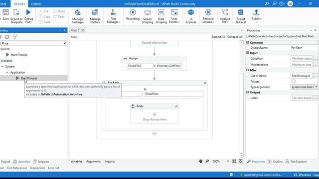 Extract Outlook Table Data to Excel UiPath | Email Automation UiPath смотреть онлайн