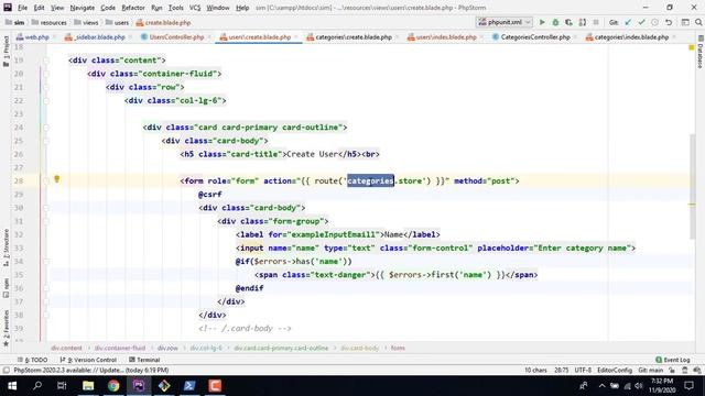 #41 Store inventory management system | Laravel 8 | User Create & List Show смотреть онлайн