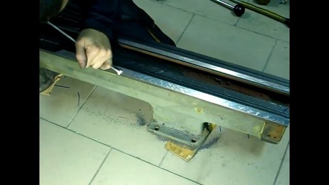 Шабрение станины ТВ6 смотреть онлайн